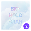 Sky Hologram APUS Launcher theme 1