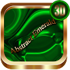 Abstract Emerald 3D Next Launcher theme 1.2