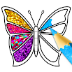 Glitter Butterfly Coloring - Learn Colors for kids 1.1