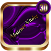 Abstract Violet 3D Next Launcher theme 1.3