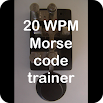 20WPM Amatir ham radio Koch CW Morse code trainer 3.0.5
