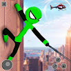 Flying Stickman Rope Hero Grand City Crime 2.0