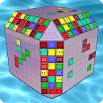 Blocos deslizantes do cubo BrickShooter 3.0