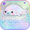 Rainbow Seal Unicorn Keyboard Theme 1.0