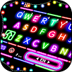 Sparkle Neon Lights Keyboard Theme 4.0.B