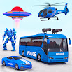 Bus Robot Car War - Robot Game 7.0