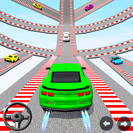 Mega Ramp Car Stunts-Car Games 