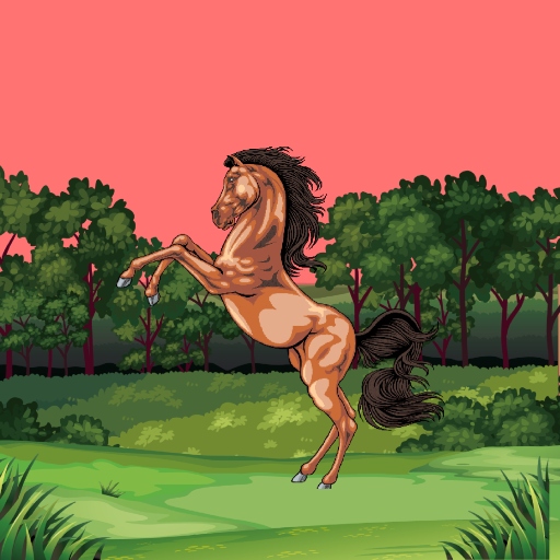 Jungle Horse Riding Game 3D 1.7