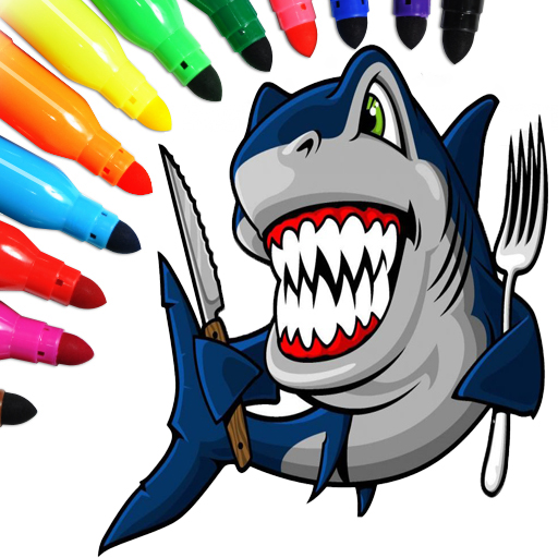Shark Coloring Book 1.5