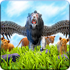 Real Flying lion Simulator : Wild Lion City Attack